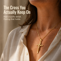 SolaraFaith™ — Portez un Crucifix Qui Ne S'oxyde Pas, Ne Se Brise Pas, et Ne Teint Pas Votre Cou en Vert