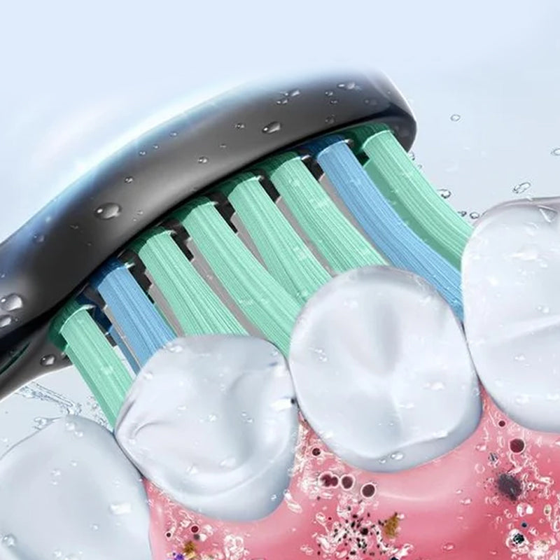 Skanto | Brosse à Dents Électrique Sonique | 6 Modes & Étanchéité IPX7 | Blanc, Noir, Rose