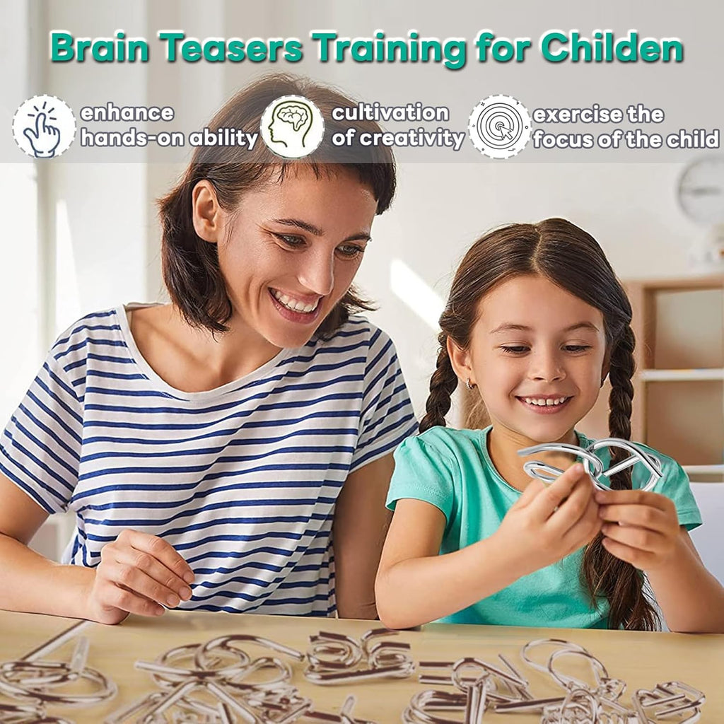 Kletshuts™ MetalPuzzles : Casse-têtes Métalliques pour Enfants