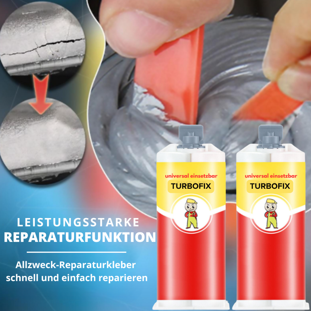 TurboFix - La colle de réparation rapide et fiable | 1+1 Gratuit !