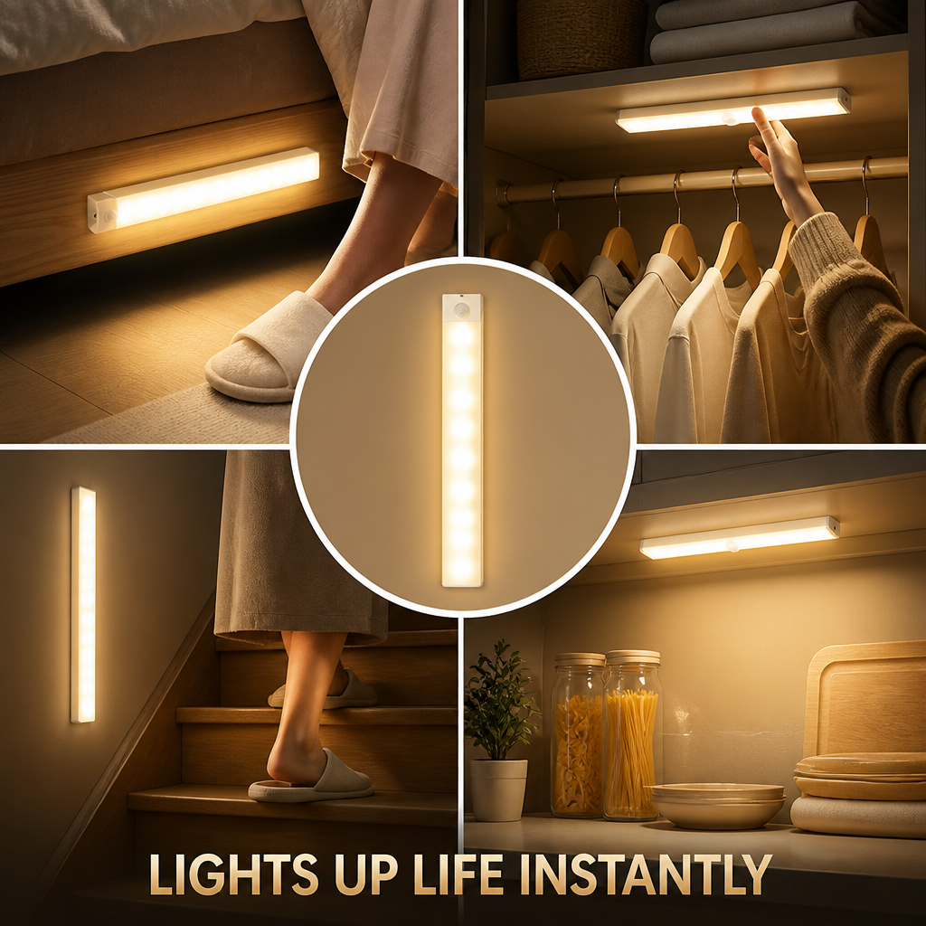 BrightSense™ Motion Glow — Des lumières qui vous accueillent chez vous, sans les mains et sans tracas
