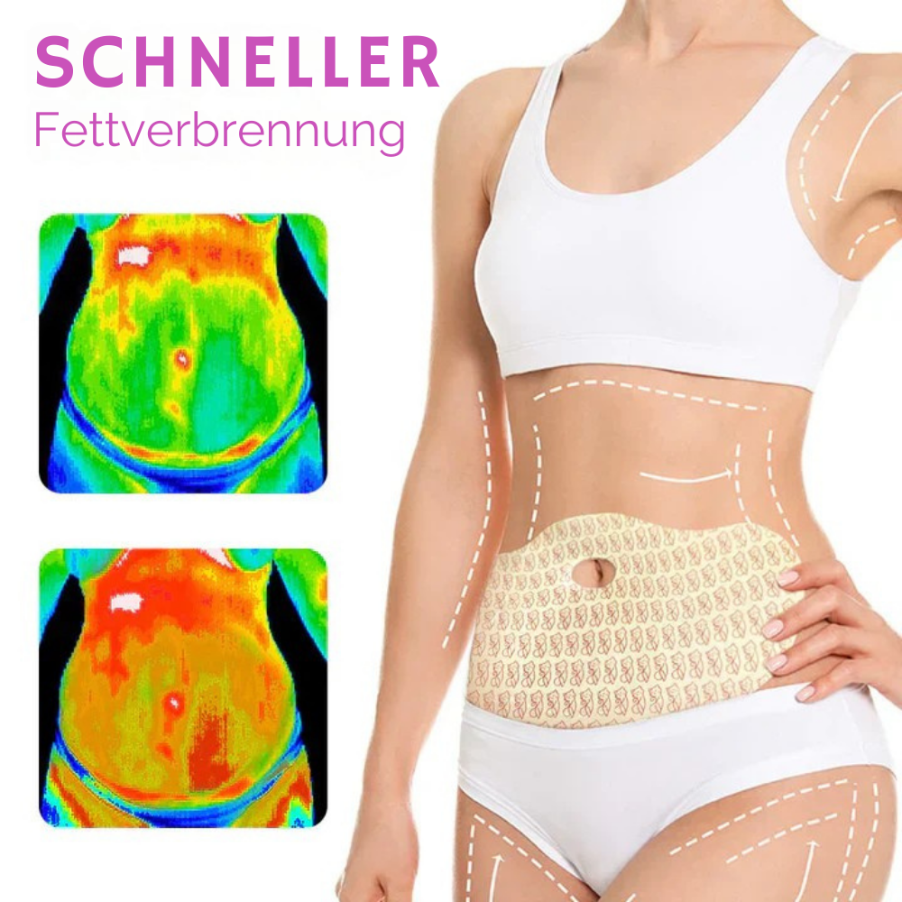 Patches abdominales 10 pièces | Patches de soin corporel avec ingrédients végétaux | Amis de la peau | Confort jour & nuit
