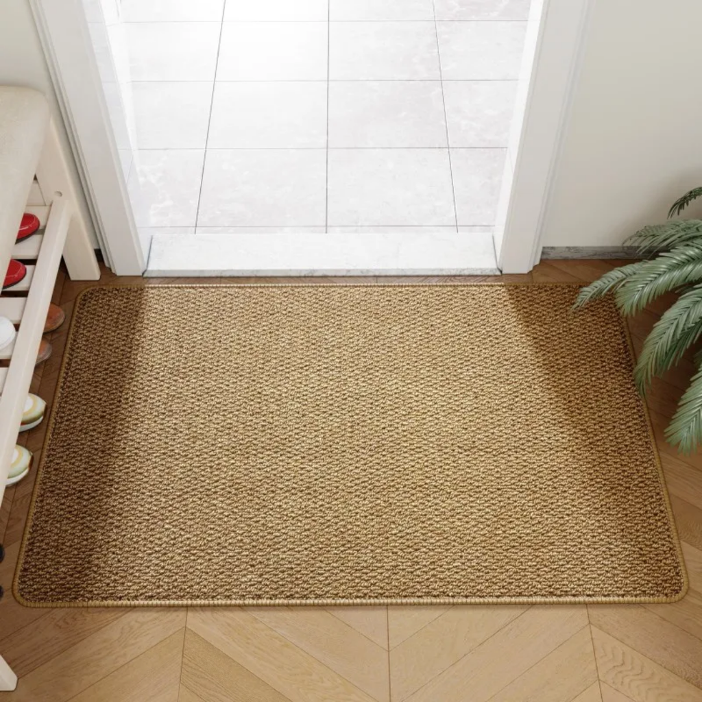 Tapis de porte - Aspect jute naturel pour l'intérieur et l'extérieur