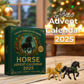 Calendrier de l'Avent Magique des Chevaux 2025 – 24 Figurines Peintes à la Main pour les Amateurs de Chevaux