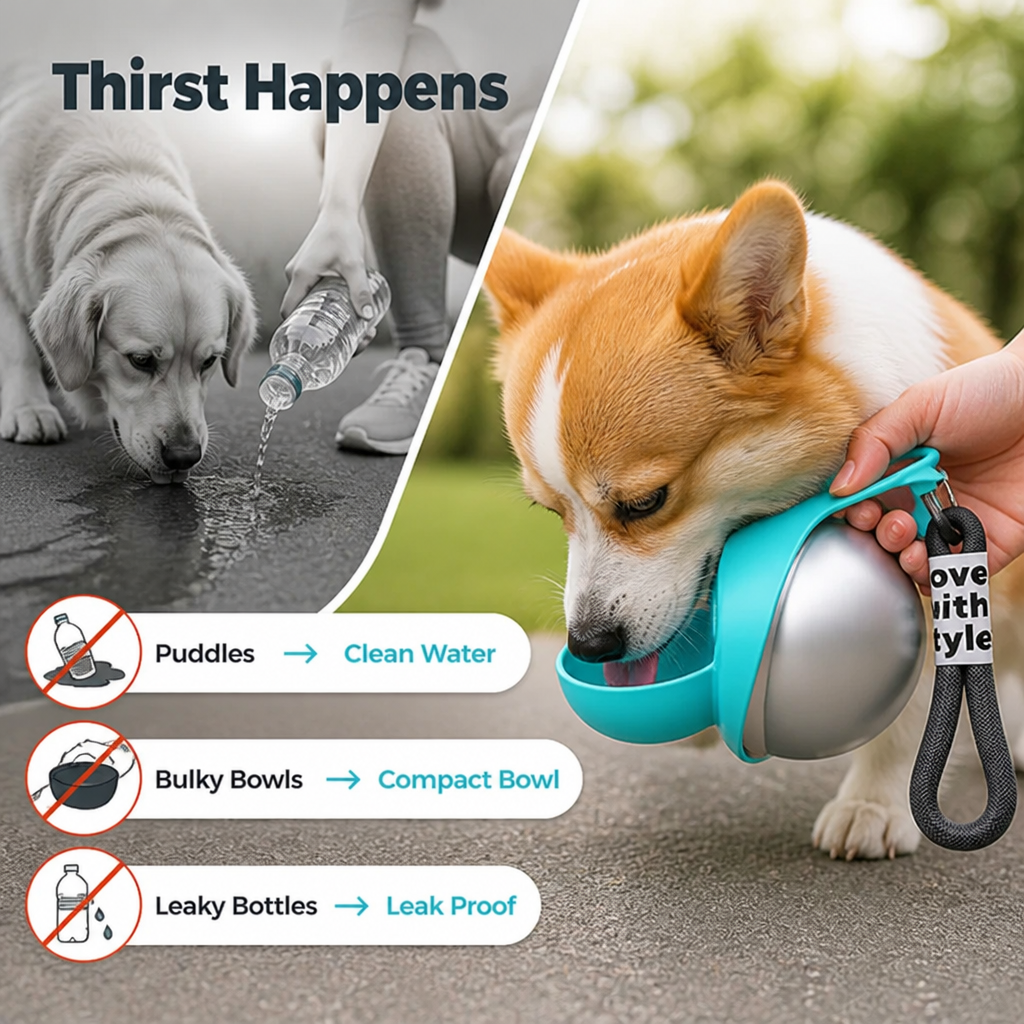 Aquapet™ — Hydratez Votre Chien Instantanément, Où Que Vous Alliez