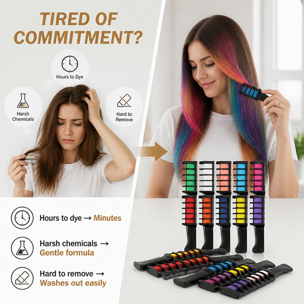 ChromaBurst™ — Libérez une couleur audacieuse qui disparaît quand vous le souhaitez