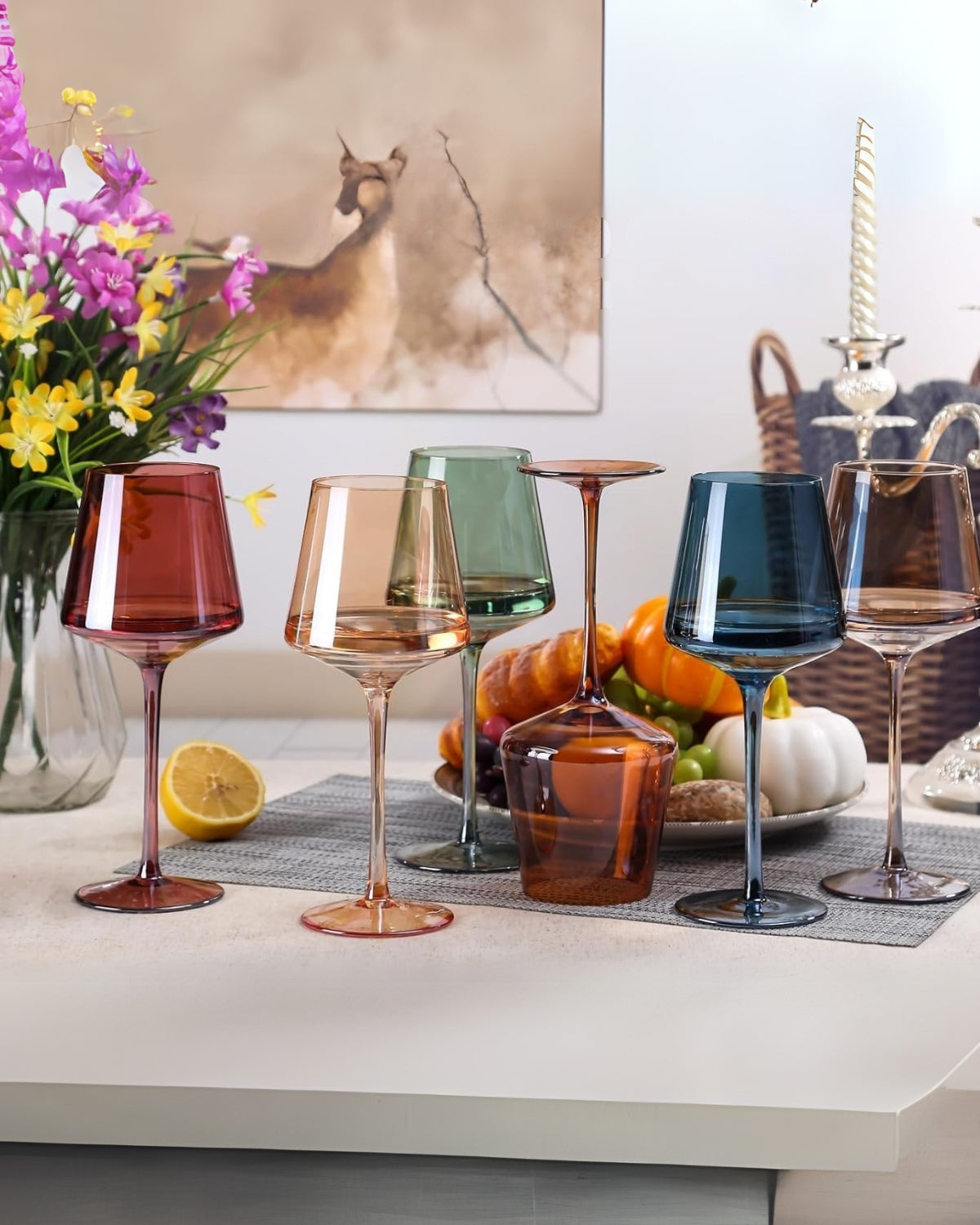 L'Art du Verre | Ensemble de Verres en Verre de 6