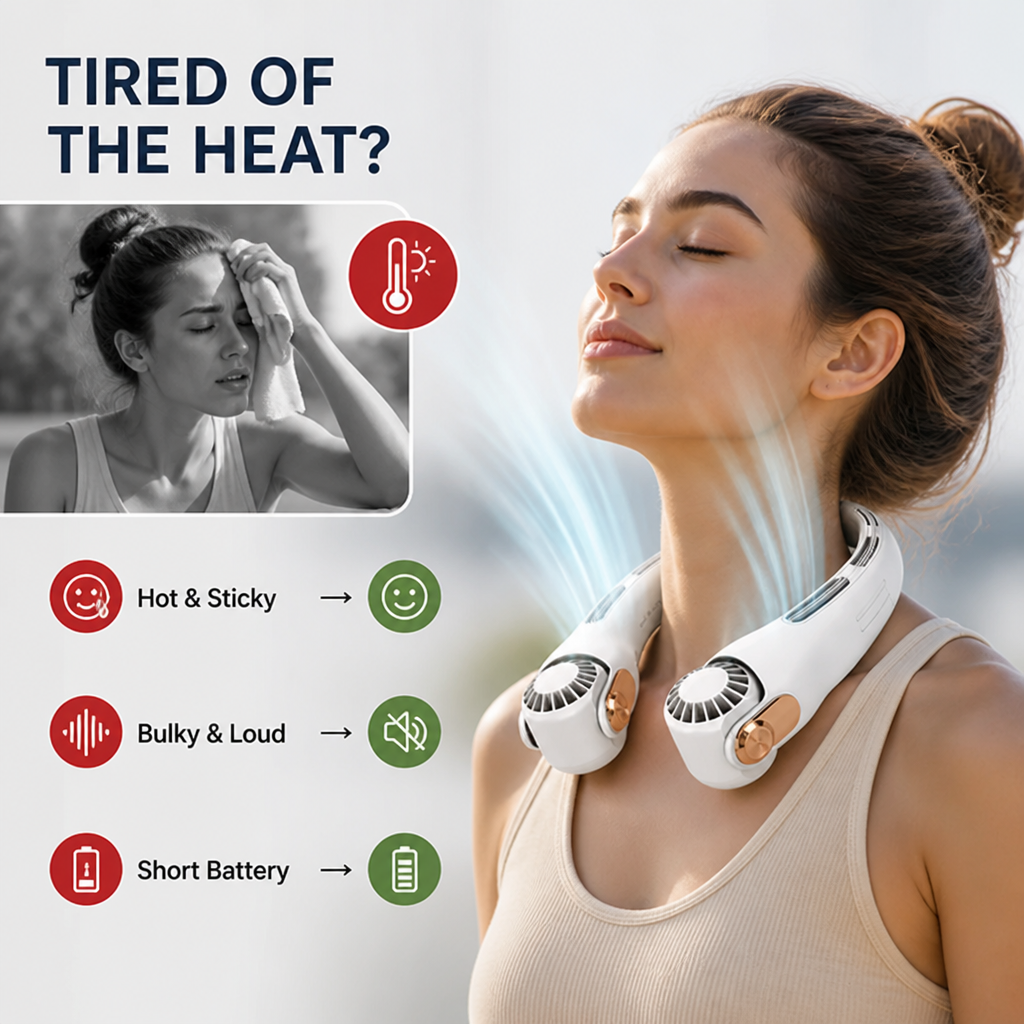 Airevyn™ — Propre Instant, Fraîcheur Silencieuse Qui Suit Chaque Votre Mouvement