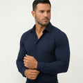 Chemise anti-repassage pour hommes