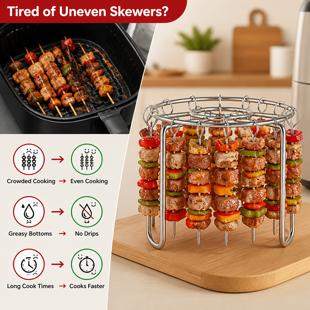 BlazeRise™ — Débloquez des Brochettes Juteuses et Pleines de Saveurs Qui Éblouissent à Chaque Fois