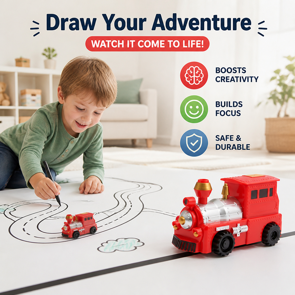 DrawGo™ — Éveillez la créativité et le calme de votre enfant à chaque balade ludique