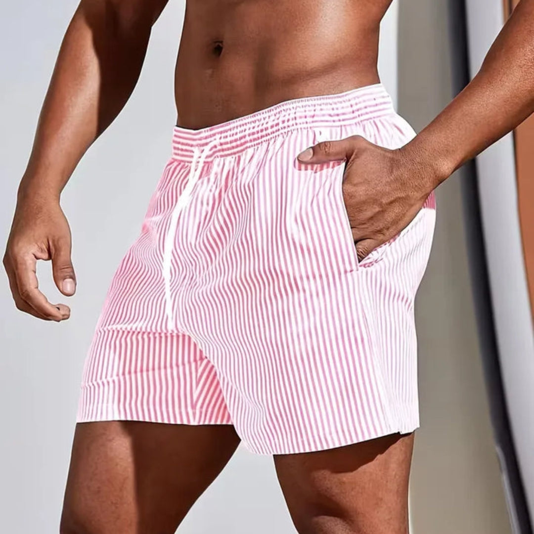 Maillot de bain à motif rayé