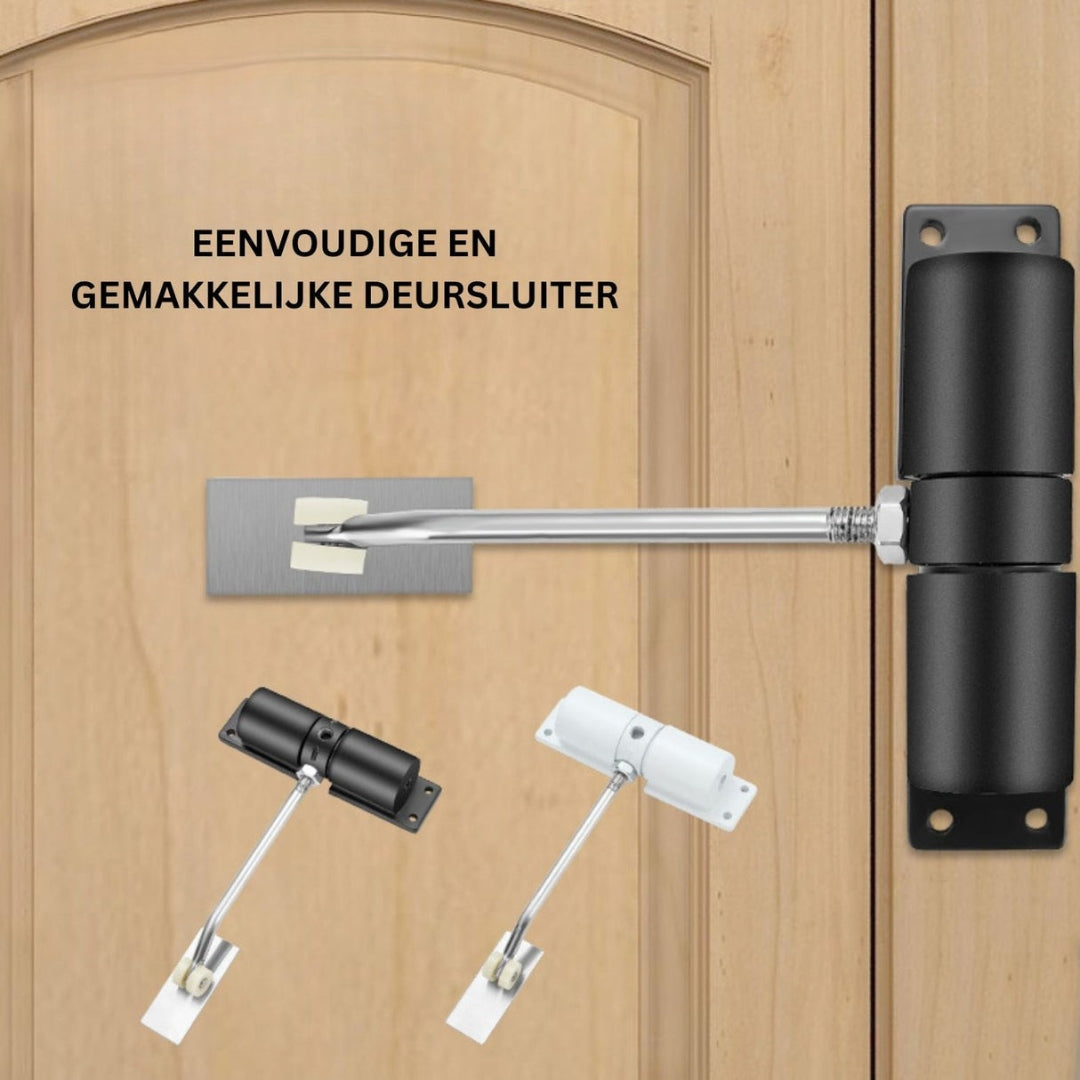 Ferme-porte - Ferme-porte hydraulique pour une fermeture douce - Homzera