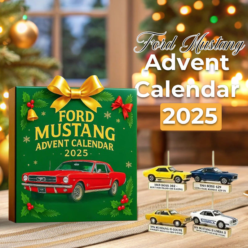 MustangMerry | Calendrier de l'Avent Ford Mustang 2025 Compte à rebours festif