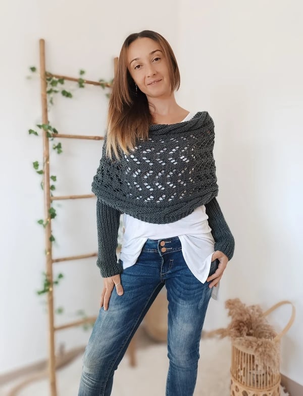 Écharpe Reinhilde™ – Écharpe à manches doubles