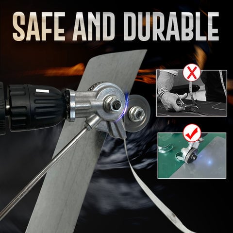 TurboShear™ — Coupez à travers le métal avec une précision sans effort et une sécurité totale
