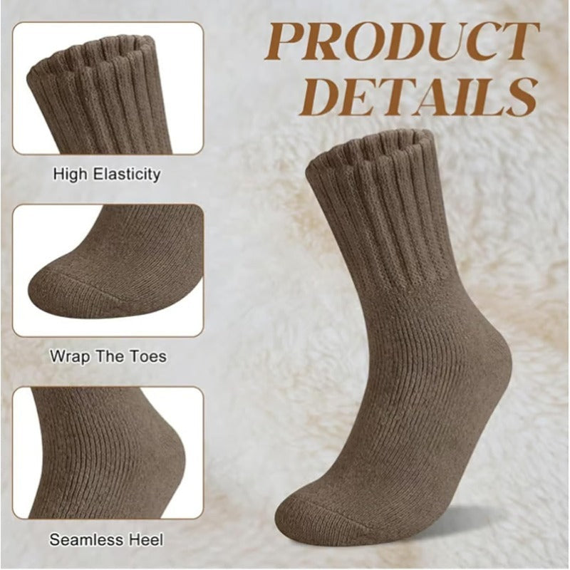 Chaussettes Thermiques en Mélange de Laine
