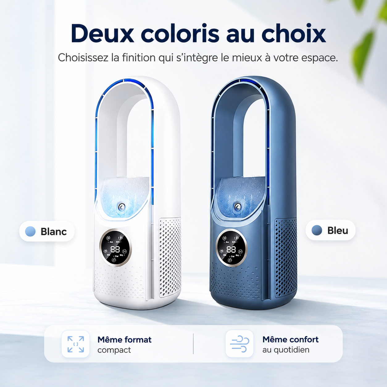 Climatiseur Portable Silencieux Sans Lame 2025 – Restez Frais et Confortable Cet Été, Où Que Vous Soyez