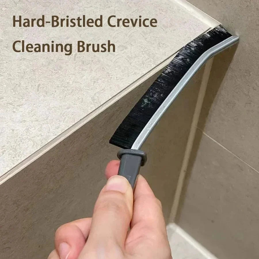 Brosse de nettoyage des joints avec poils durs pour carrelage et salle de bain | Nettoyeur de joints ergonomique pour cuisine et salle de bain | Élimination approfondie de la saleté