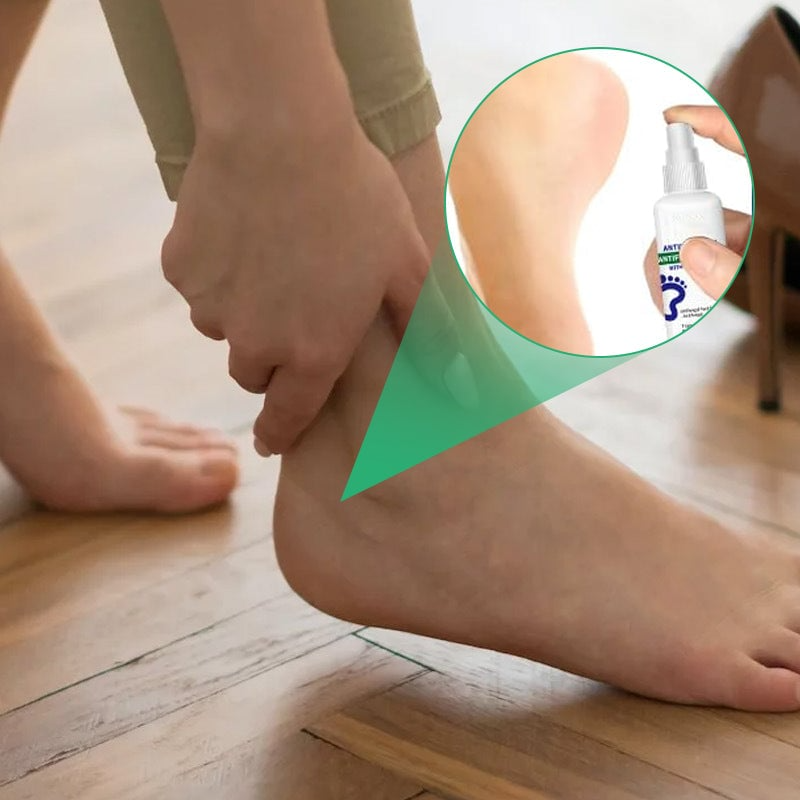 Spray pour les pieds à l'huile d'arbre à thé avec propriétés antimicrobiennes