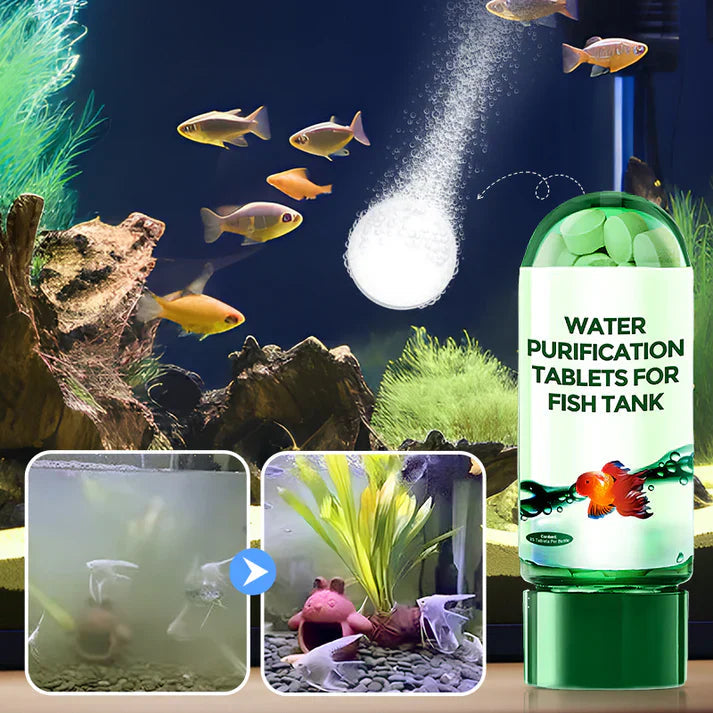 AquaPureMax™ — De l'eau claire et saine instantanément qui redonne vie à vos poissons
