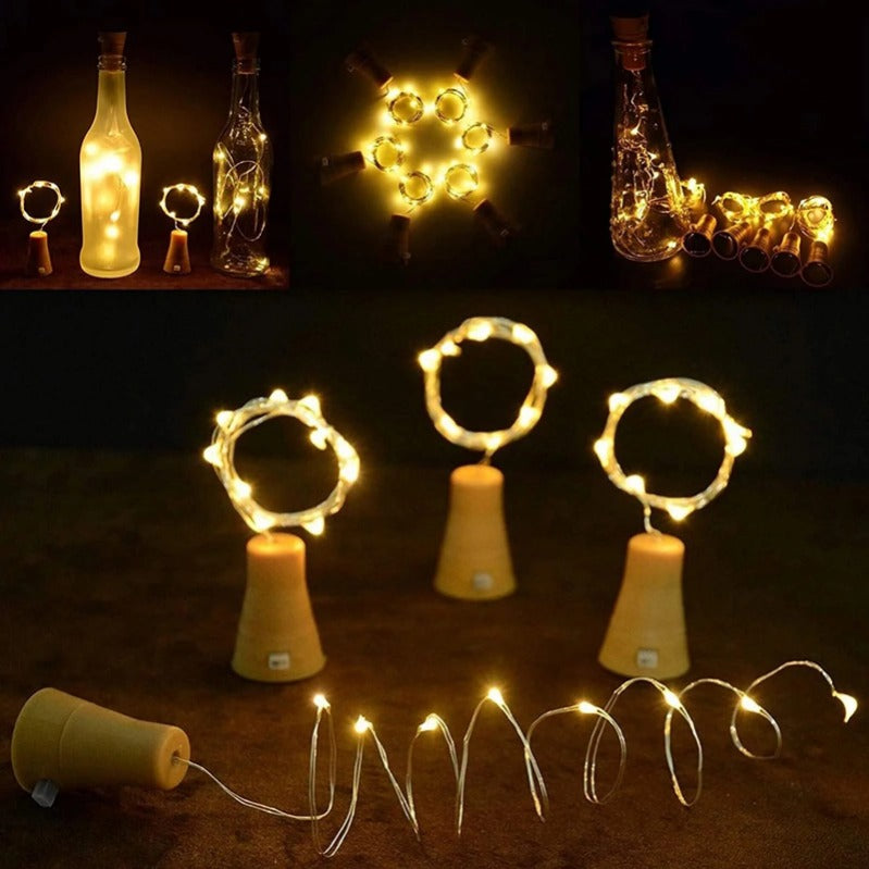 BottleGlow DIY Cork String Lights