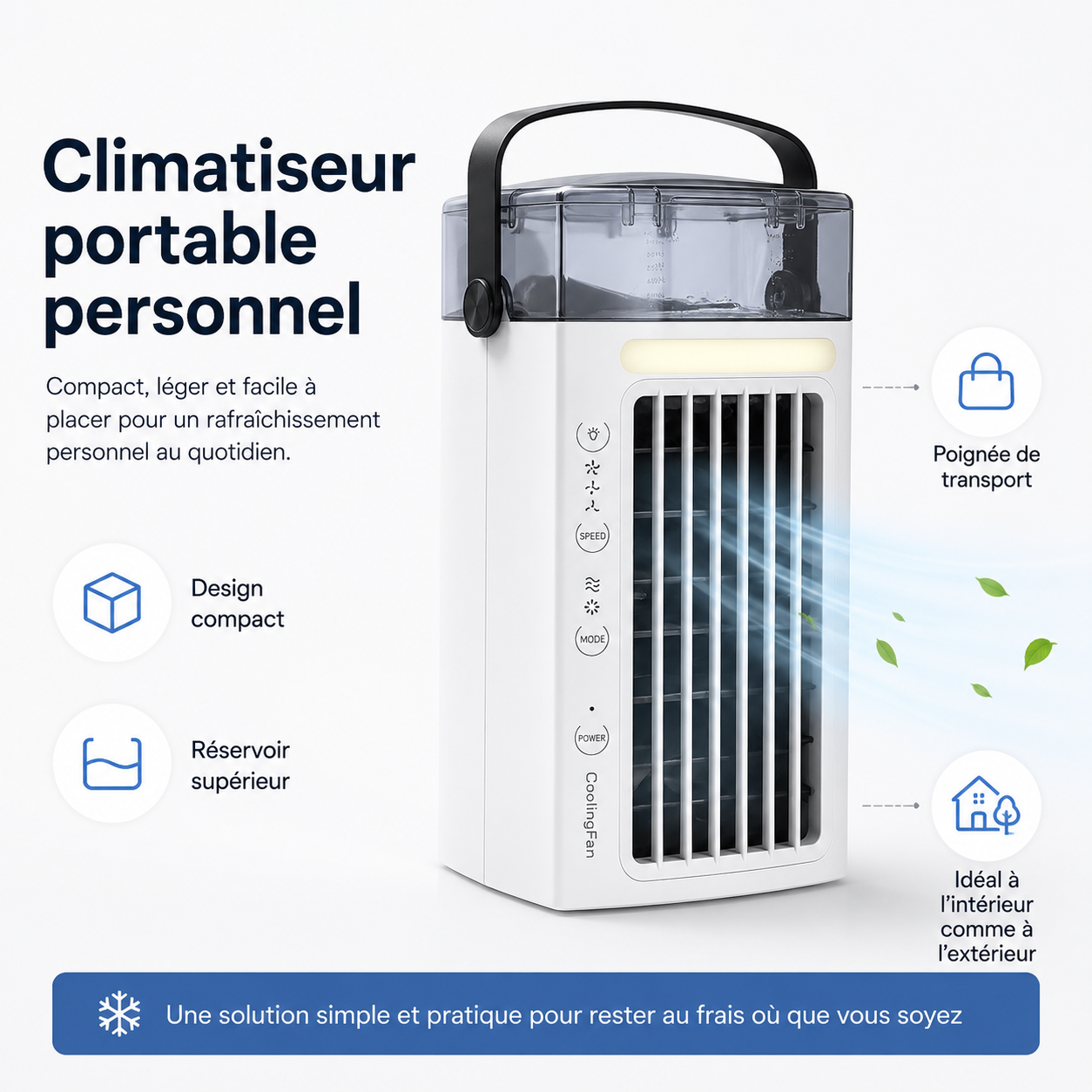 Climatiseur portable personnel