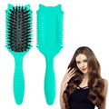 Brosse de Coiffage Multifonctionnelle pour Cheveux Bouclés – Démêler, Définir & Lisser