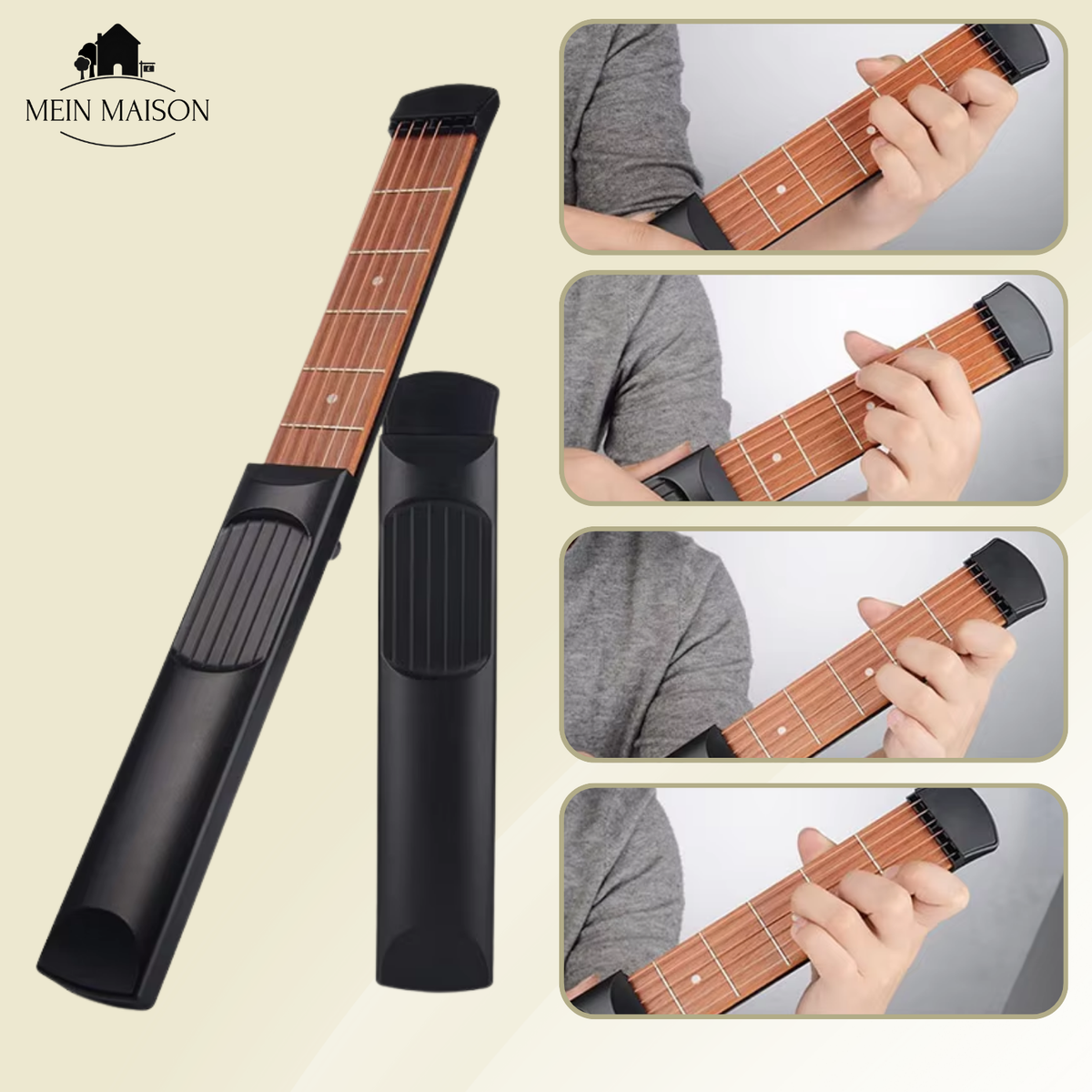 PulseStrum™ Pocket Trainer — Maîtrisez la guitare partout, à tout moment avec une pratique silencieuse et sans stress