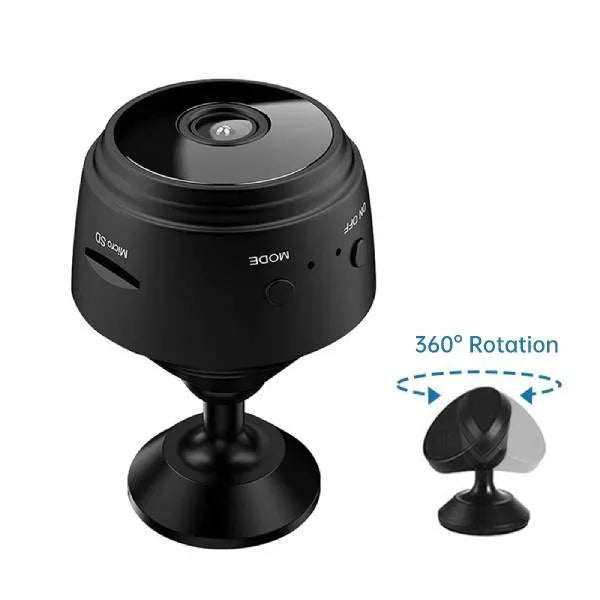 Caméra de Recul Sans Fil Full HD 720P Noire avec Vision Nocturne pour Camping-Car, Caravane, Remorque, Camion avec Commande par App et Support Magnétique | Sansoti