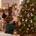Calendrier de l'Avent en briques décoratives de Noël