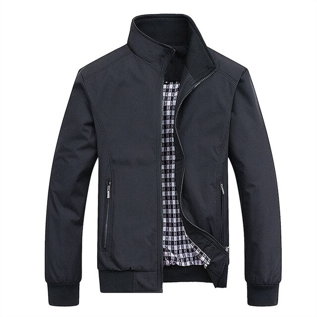 Veste Bomber Slim Fit pour Hommes – Légère, stylée et parfaite pour l'automne doré