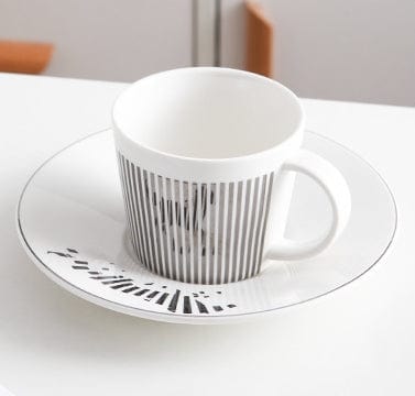Tasse à café Design avec effet miroir | MirrorSip™ Tasse à café créative avec réflexion | Tasse en céramique élégante pour la maison et le bureau