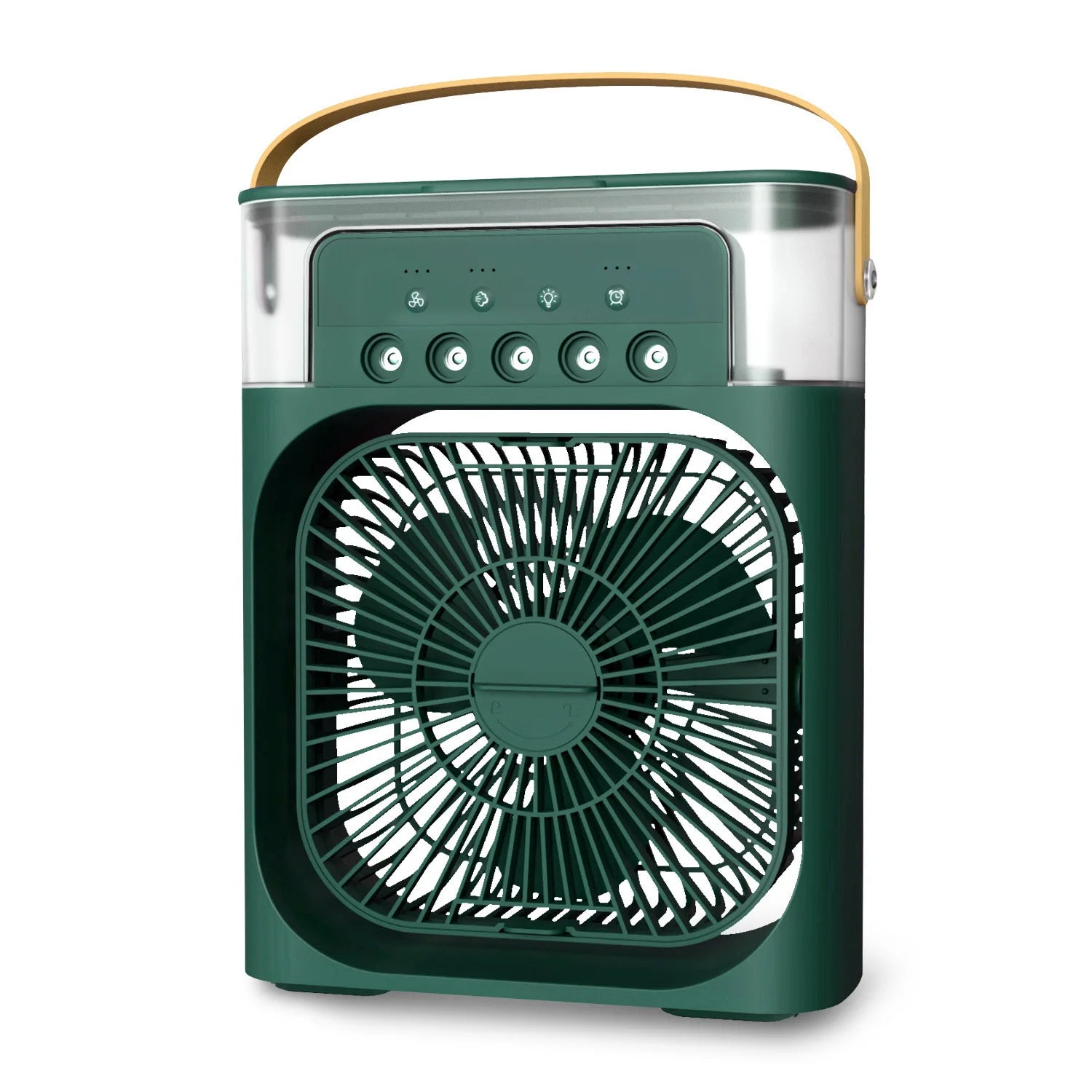 Refroidisseur d'air 3-en-1, Humidificateur & Purificateur d'air – Climatisation portable pour un usage intérieur avec lumière LED