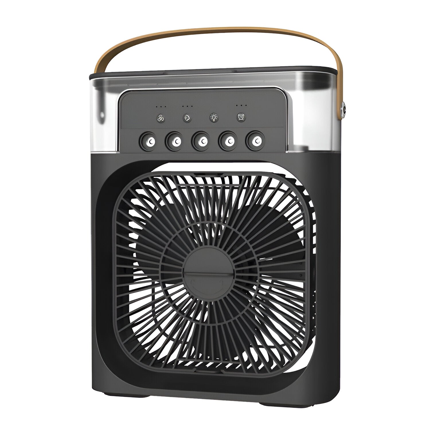 Refroidisseur d'air 3-en-1, Humidificateur & Purificateur d'air – Climatisation portable pour un usage intérieur avec lumière LED