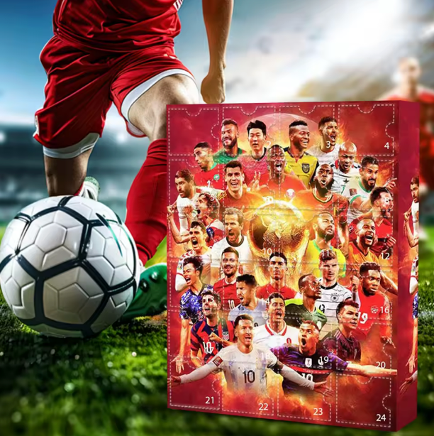 Calendrier de l'Avent FamilieJoy 2025 | Surprises remplies pour tous avec Stitch, Football, Puzzles & Cristaux