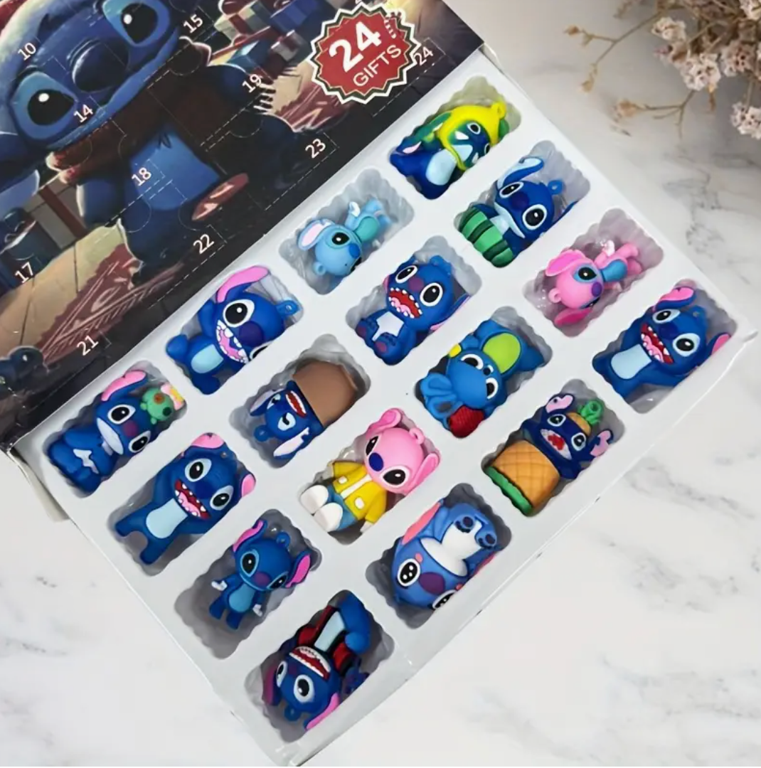 Calendrier de l'Avent FamilieJoy 2025 | Surprises remplies pour tous avec Stitch, Football, Puzzles & Cristaux