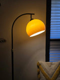Lampe sur pied Bauhaus Arc avec Abat-jour en Verre – Lampe Design Minimaliste