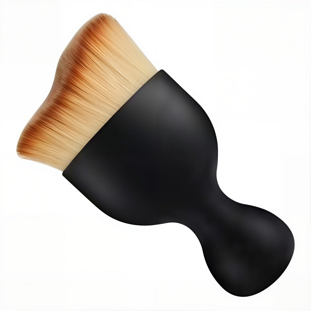 Woyuosn Brosse à Poils Doux pour Intérieur de Voiture – Utilisation Double pour Nettoyage Humide et Sec
