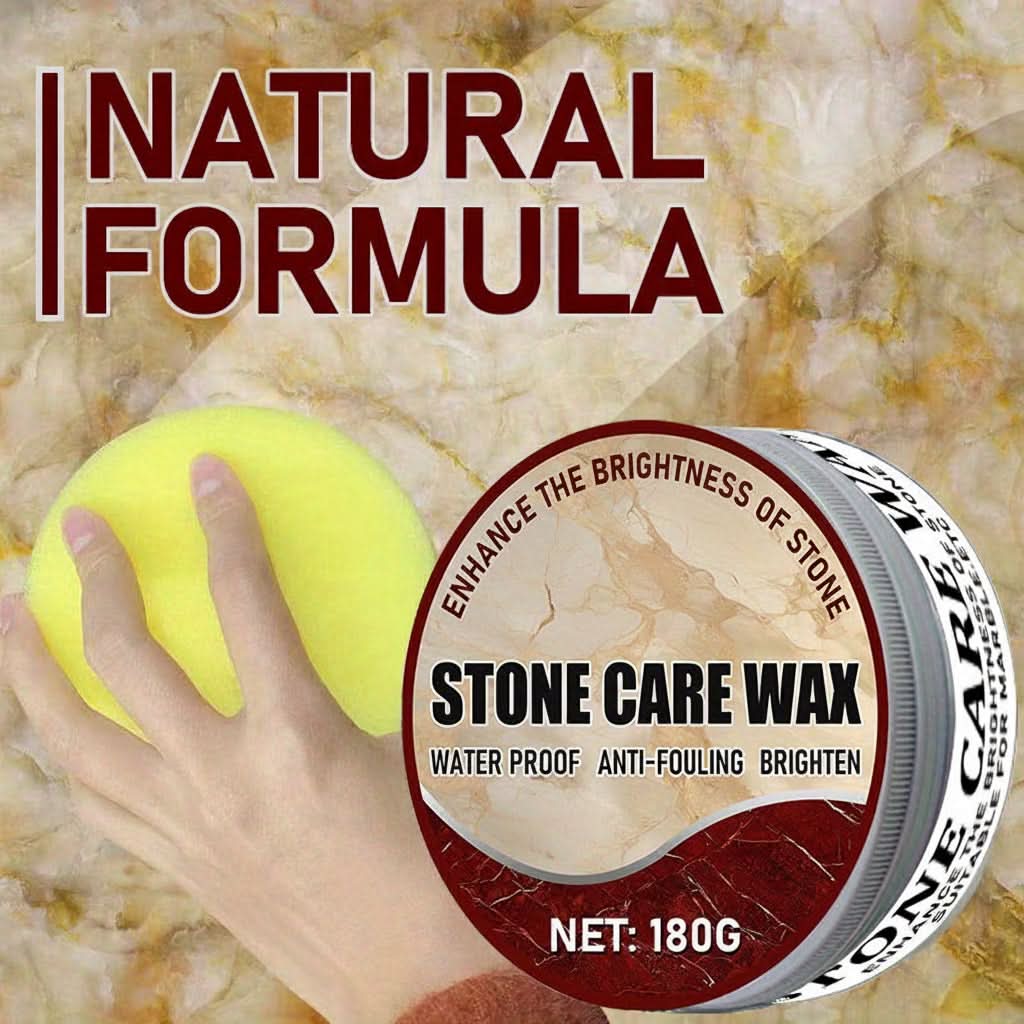 Cire de Polissage pour Marbre et Crème de Brillance pour Pierre pour une Finition Éclatante