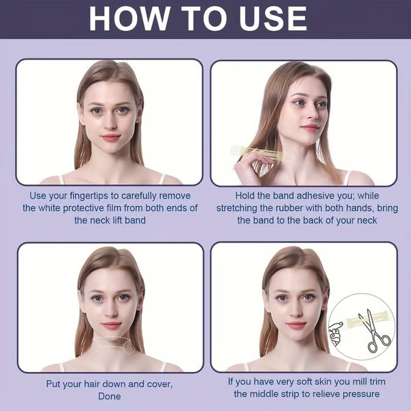 Liftique™ — Sculptez instantanément un décolleté jeune sans douleur ni épingles