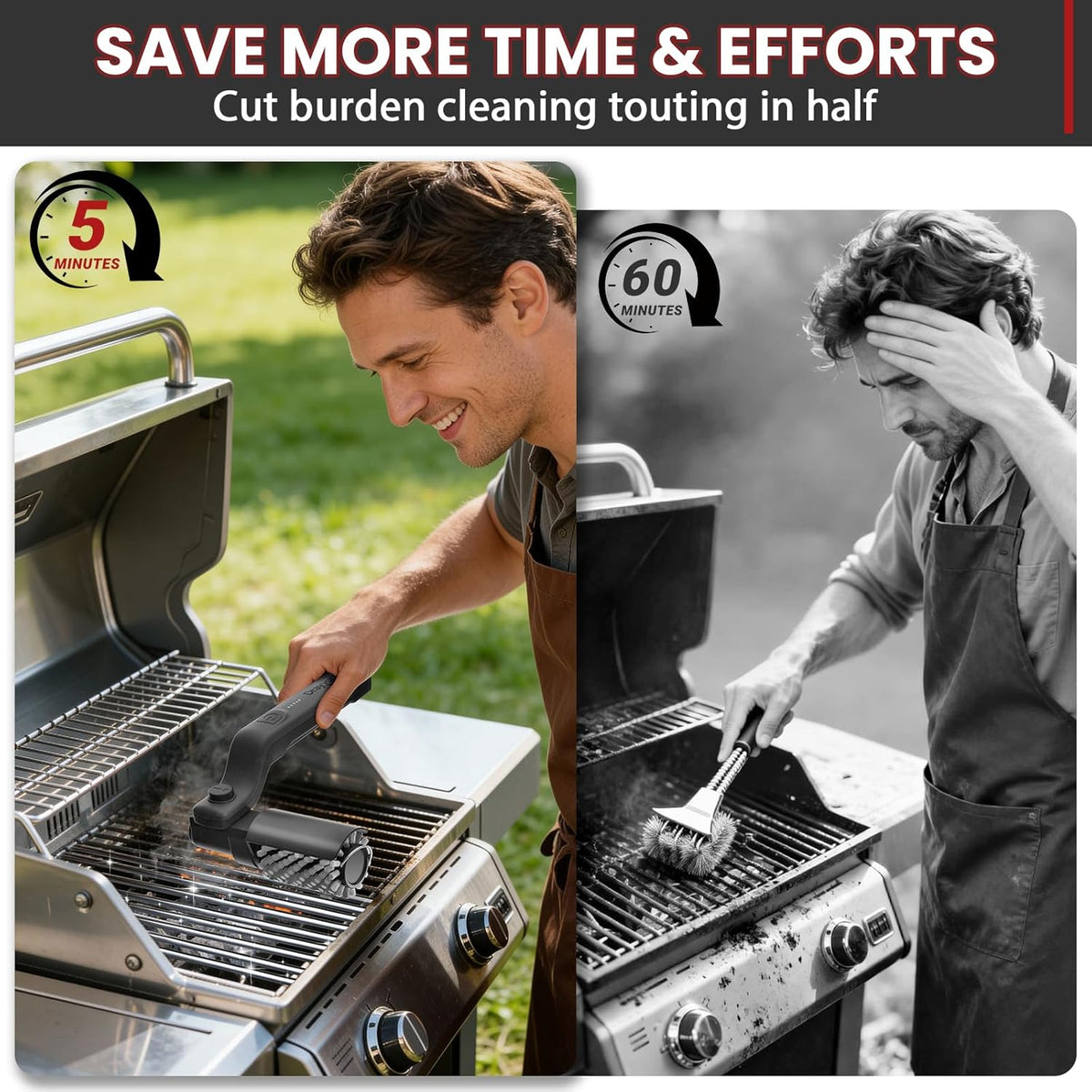 BlazeScrub™ — Nettoyez votre grill sans effort et profitez de chaque moment de barbecue étincelant