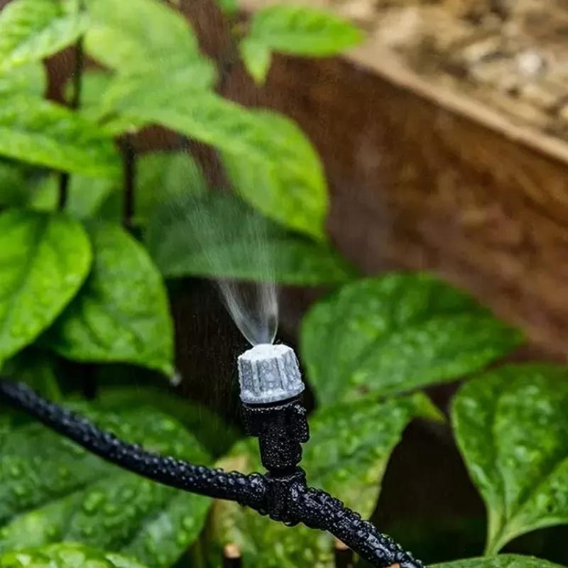 AquaGrow - Système d'irrigation par aspersion - Set de goutte et de brouillard DIY de 10M
