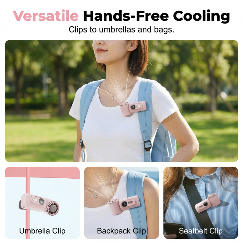 BreezePulse™ — Libérez une fraîcheur instantanée, sans les mains, où que vous alliez
