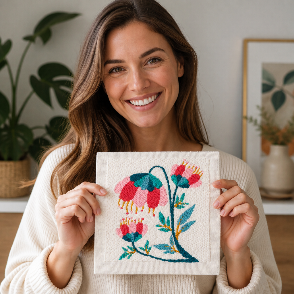 BloomThread™ Édition Carrée — Créez de l'Art Confortable et Coloré qui Réchauffe Votre Âme