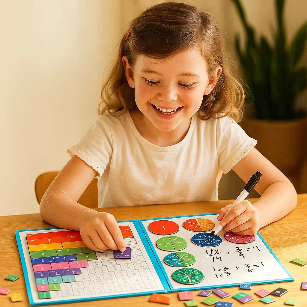 Puzzle de Fractions Magnétiques Montessori