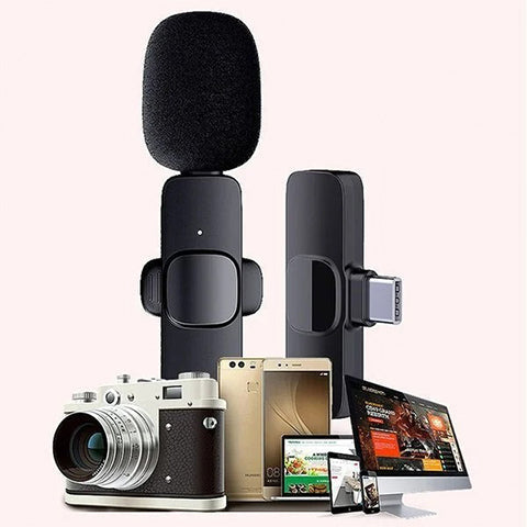 🔥 Nouveau Microphone Lavalier Sans Fil