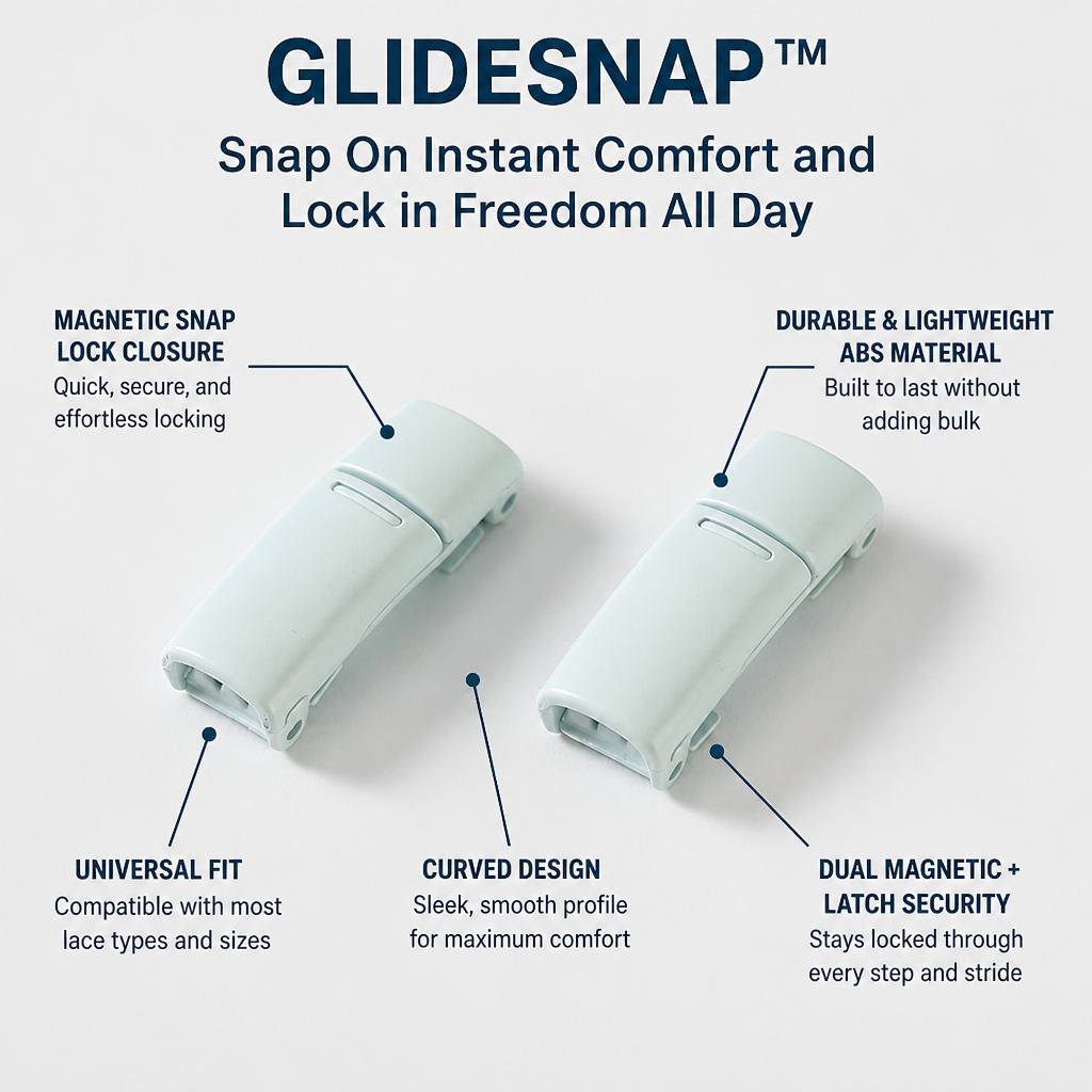 GlideSnap™ — Confort instantané et liberté tout au long de la journée