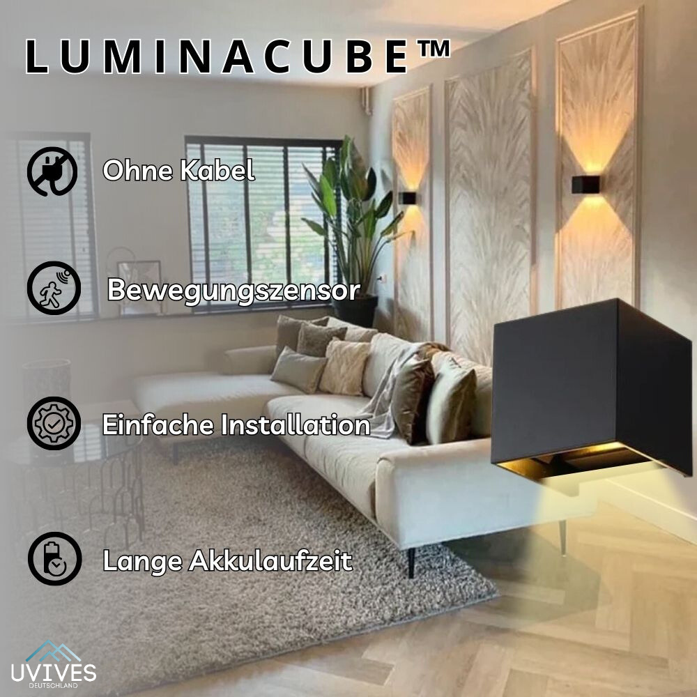 50% DE RÉDUCTION | LuminaCube™ - La lampe murale sans fil et luxueuse ! [Dernier jour de réduction]