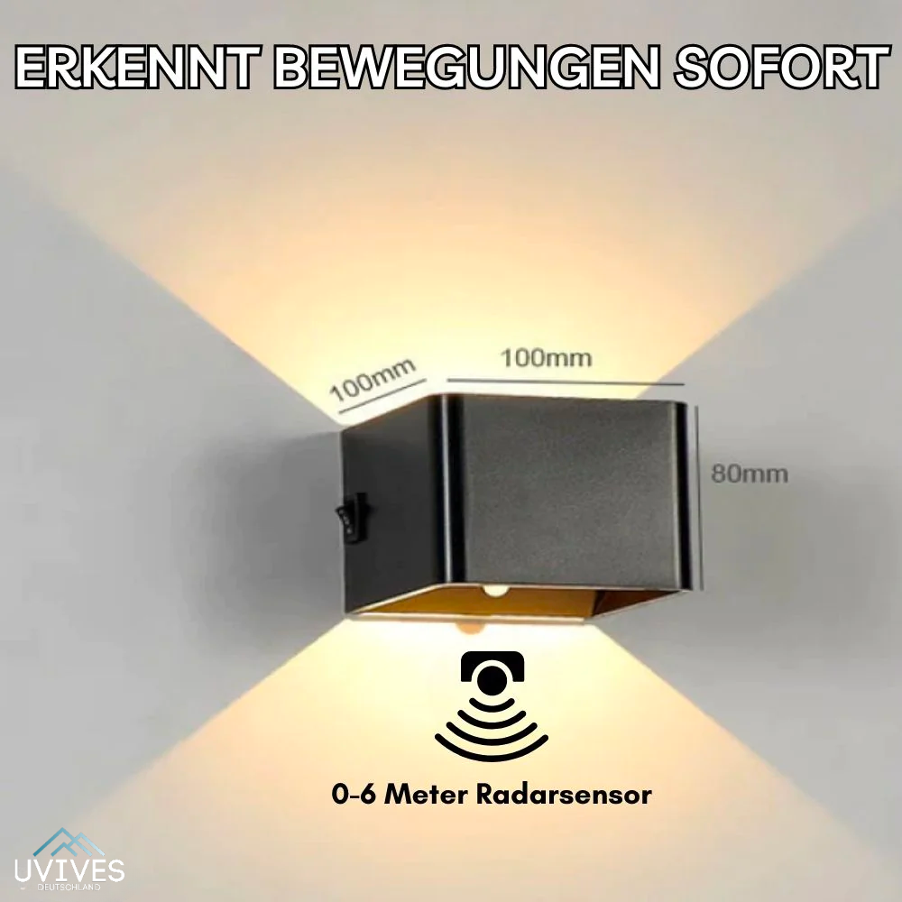LuminaCube - La lampe murale sans fil et luxueuse !